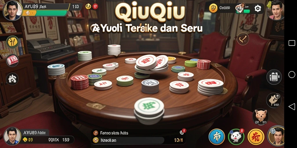 Tampilan gameplay menakhutkan di AYU89, rasakan serunya bermain QiuQiu.