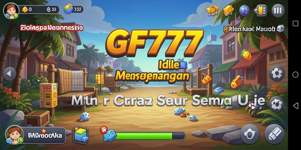 Tampilan gameplay menarik dari GF777 dalam aksi Idle.