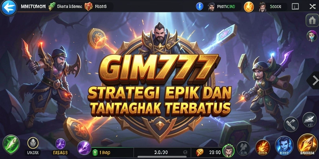Tampilkan aksi pertempuran epik dalam GIM777 dengan grafis memukau.