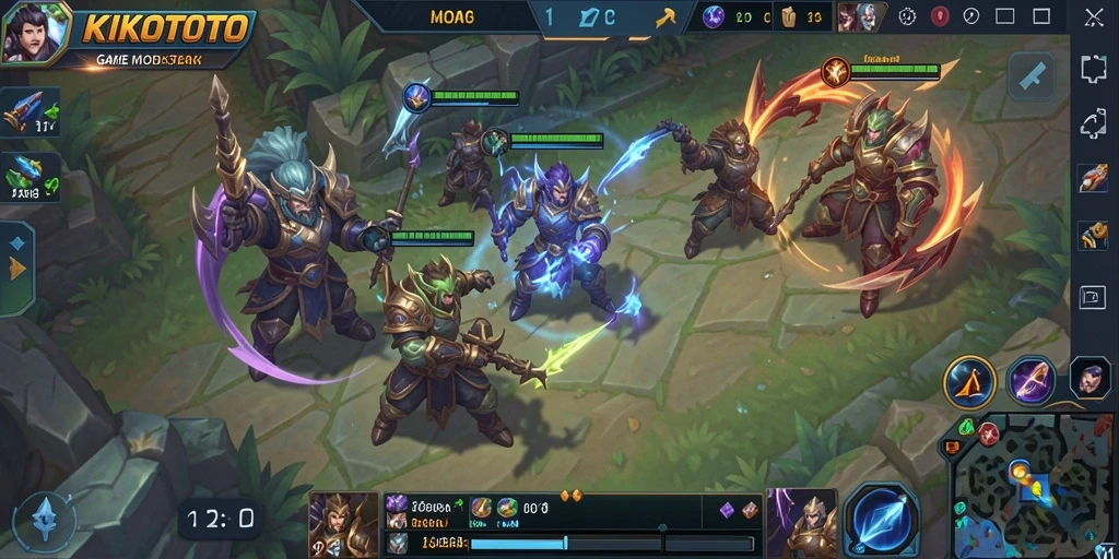 Gameplay seru dengan berbagai karakter dan strategi menarik.
