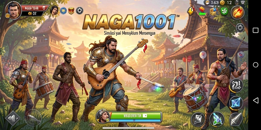 Tampilan gameplay NAGA1001 yang mendetail dan interaktif.
