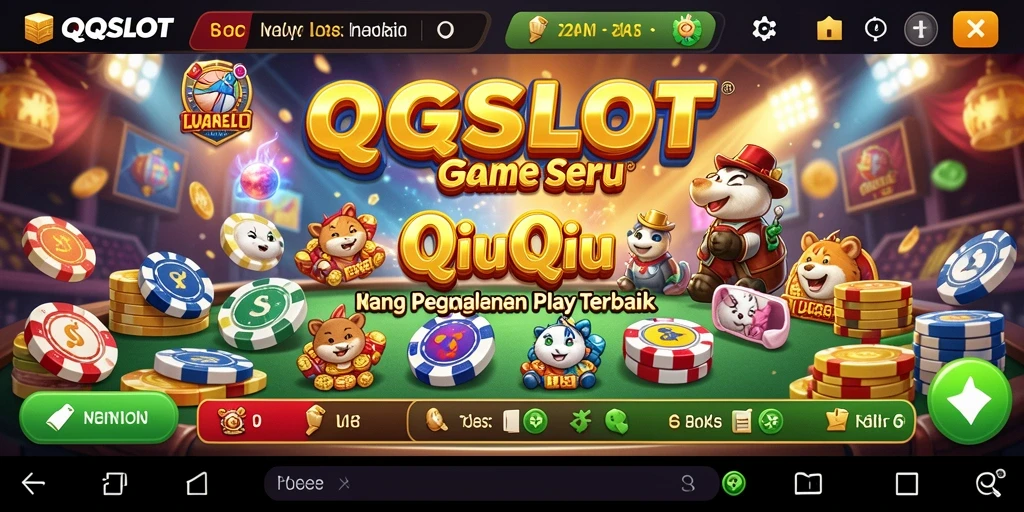 Tampilan gameplay seru dari QQSLOT menunjukkan aksi QiuQiu.