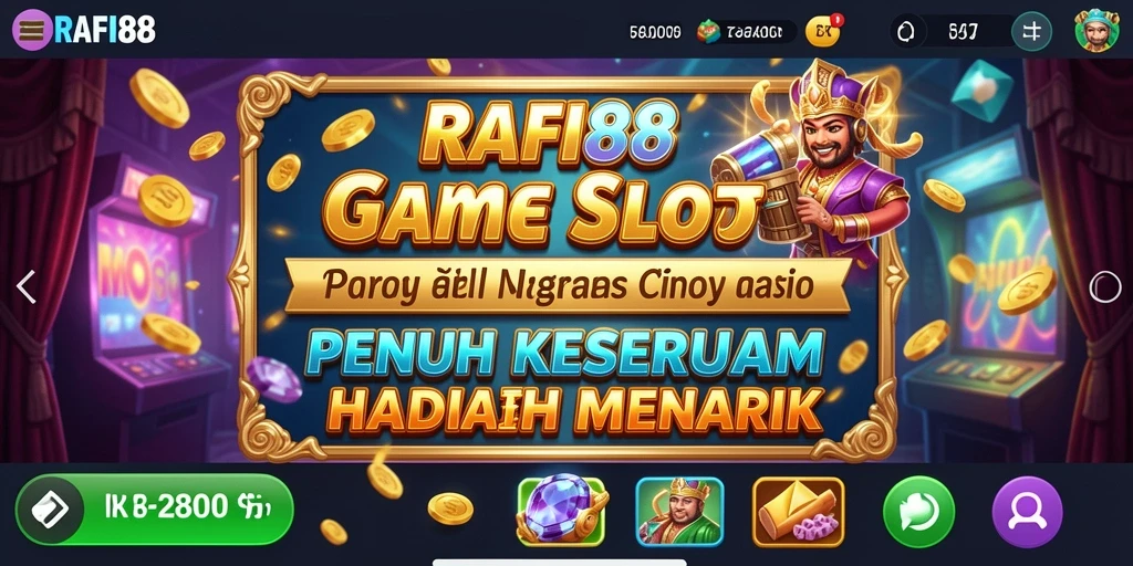 Tampilan menarik dari gameplay Slot RAFI88.
