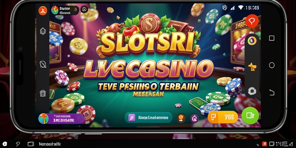 Tampilan gameplay mendebarkan di SLOTSRI dengan dealer langsung.